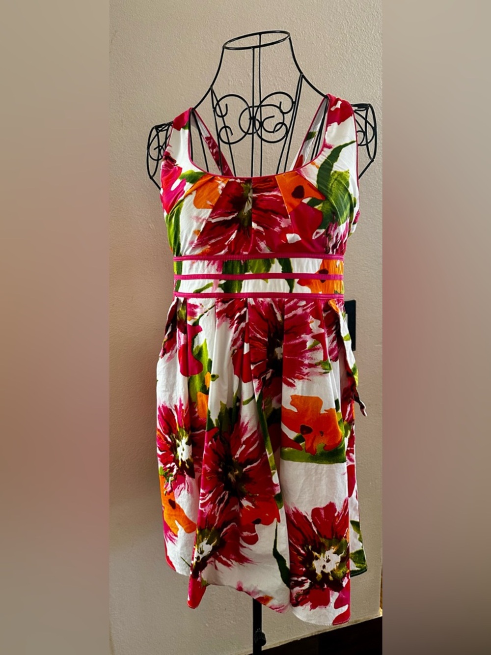 City Studio Pink & Orange Floral Dress